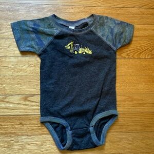 Infant construction onesie